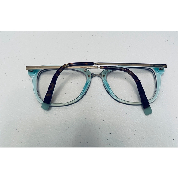 Women's Tiffany & Co. Brown and Blue Glasses One Size Case Included - Picture 10 of 11